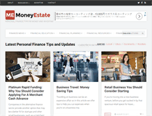Tablet Screenshot of moneyestate.com